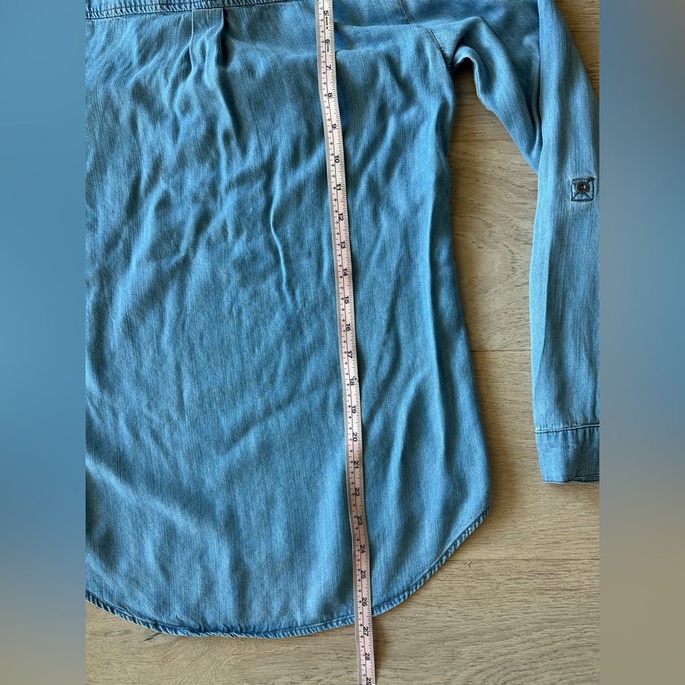 Be Cool Tencel And Rayon Denim Tunic - Picture 7 of 9